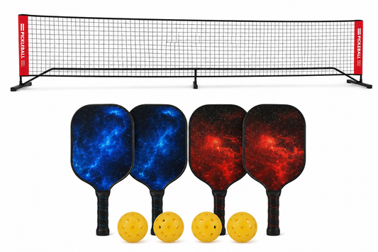 Pickleball Net and Paddles