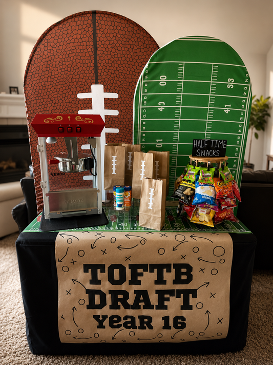 Football Watch Party Set-Up