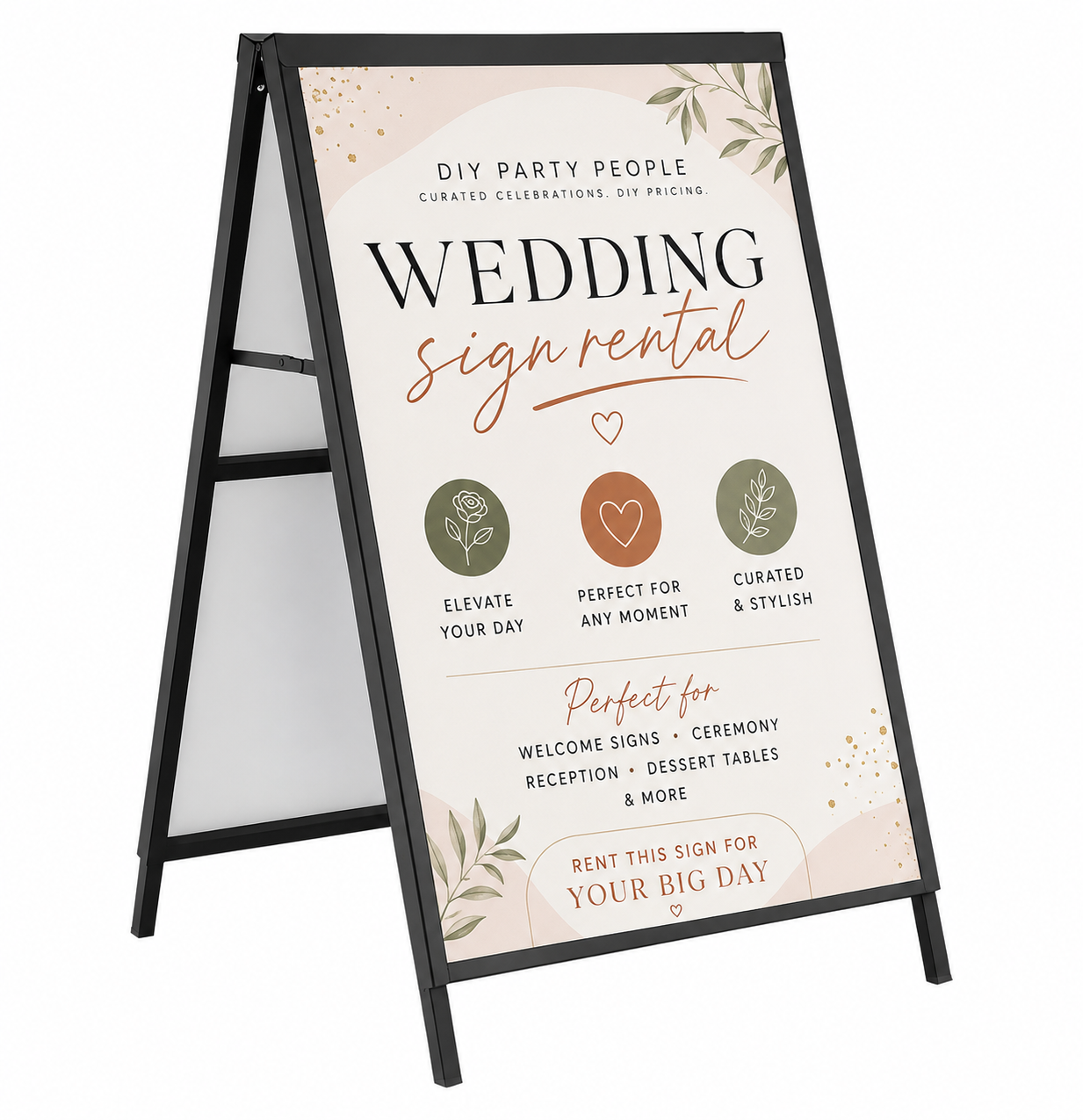 Double Sided Sidewalk Sign