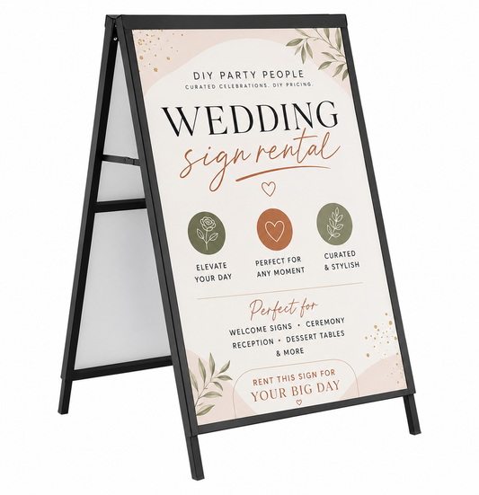 Double Sided Sidewalk Sign