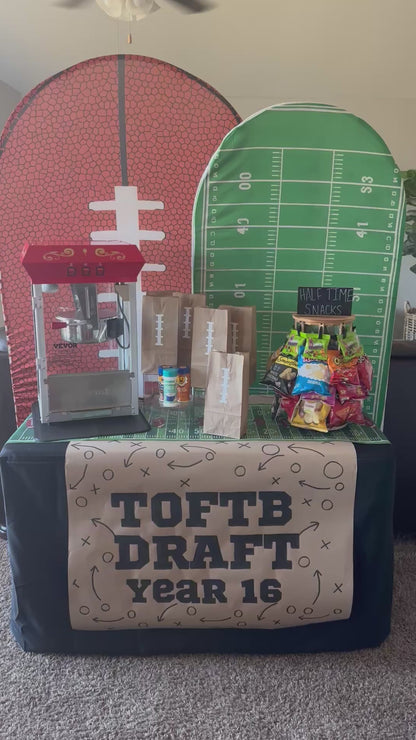 Football Watch Party Set-Up